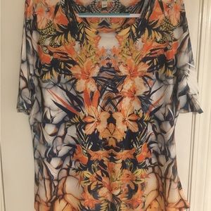 NWOT One World Women’s short Sleeve Top- 2X